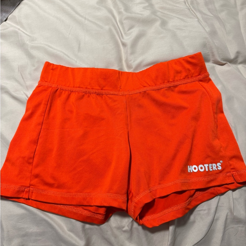Hooters Vibrant Orange Athletic Shorts